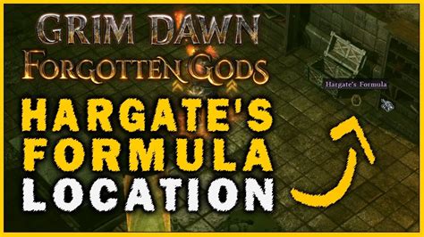 the origin of the slith grim dawn|grim dawn hargate's formula.